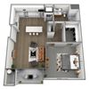 Parc Ridge in Riverton City, UT One Bedroom One Bathroom Apartment